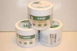 3X 5KIUND CLINICAL SKINCARE HEMP ACTIVE GEL 300ML TUBSCondition ReportAppraisal Available on