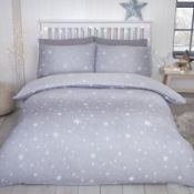 STARBURST GREY KINGSIZE DUVET SET RRP £45Condition ReportAppraisal Available on Request- All Items