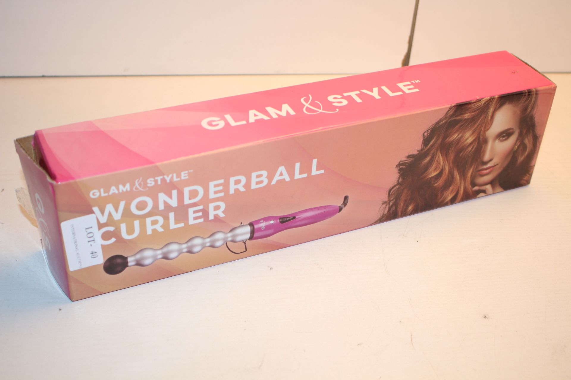 BOXED GLAM & STYLE WONDERBALL CURLER Condition ReportAppraisal Available on Request- All Items are