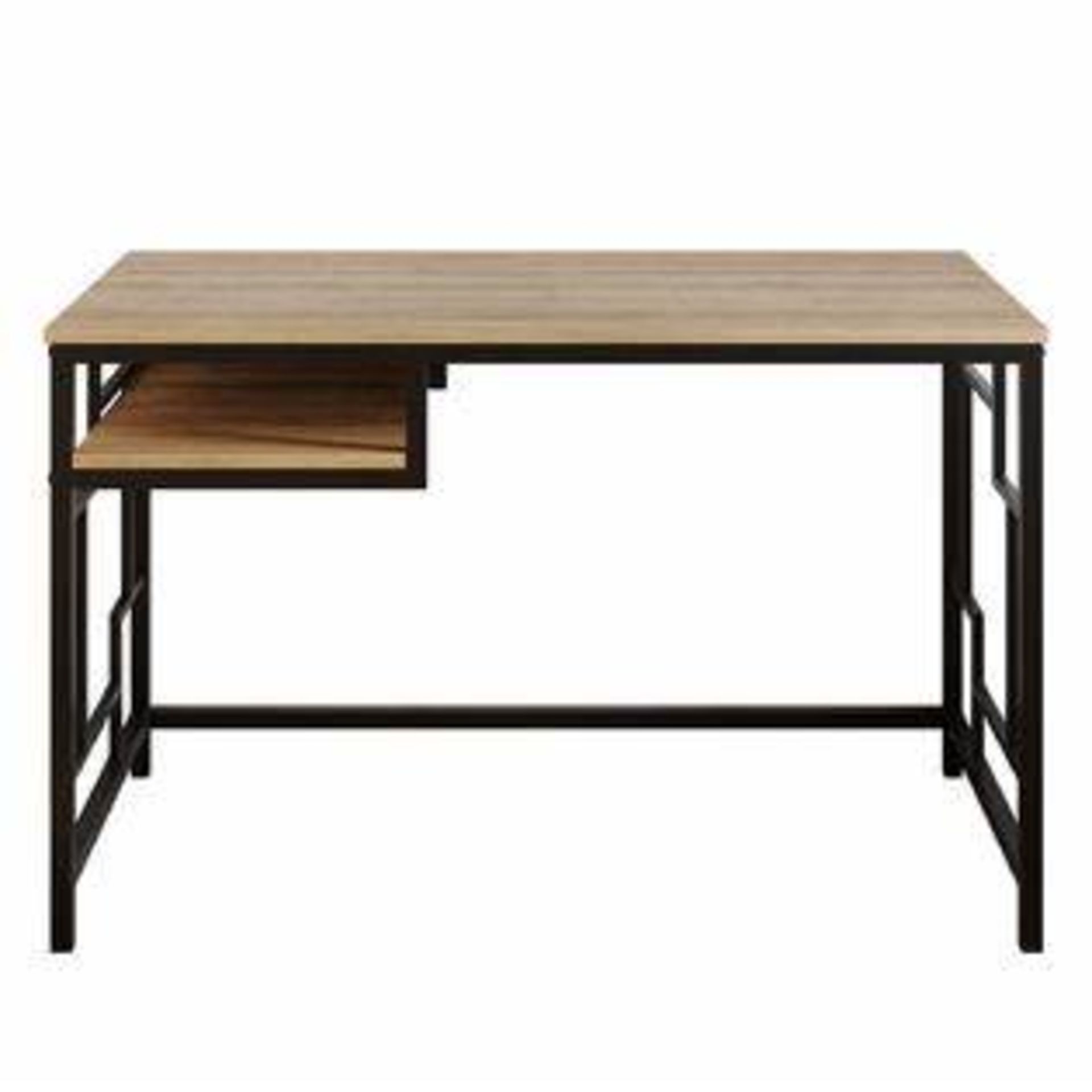 VICTORY COMPUTER DESK IN WALNUT/BLACK RRP £89.99Condition ReportAppraisal Available on Request-