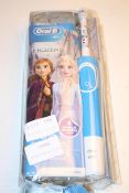 BOXED ORAL B POWERED BY BRAUN DISNEY FROZEN 2 TOOTHBRUSH RRP £26.99Condition ReportAppraisal