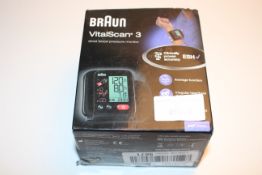 BOXED BRAUN VITALSCAN WRIST BLOOD PRESSURE MONITOR Condition ReportAppraisal Available on Request-