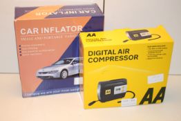 2X ASSORTED BOXED TYRE INFLATORS BY AA & OTHER (IMAGE DEPICTS STOCK)Condition ReportAppraisal