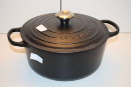 UNBOXED LE CREUSET 5.3L DEEP PAN WITH LID CAST IRON RRP £140.00Condition ReportAppraisal Available