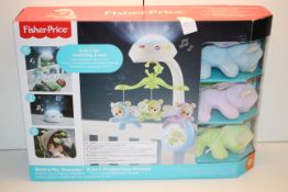 BOXED FISHER PRICE BUTTERFLY DREAMS 3-IN-1 PROJECTION MOBILE RRP £24.99Condition ReportAppraisal