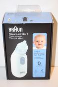 BOXED BRAUN NASAL ASPIRATOR 1 RRP £39.99Condition ReportAppraisal Available on Request- All Items