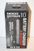 BOXED NOCO GENIUS 10 BATTERY CHARGER + MAINTAINER 6V & 12V 10A RRP £120.00Condition