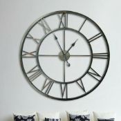 HACKNEY WALL CLOCK SIZE MEDIUM BLACK RRP £64.99Condition ReportAppraisal Available on Request- All