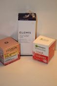 3X ASSORTED BOXED ITEMS BY GARNIER, L'OREAL & ELEMIS (IMAGE DEPICTS STOCK)Condition