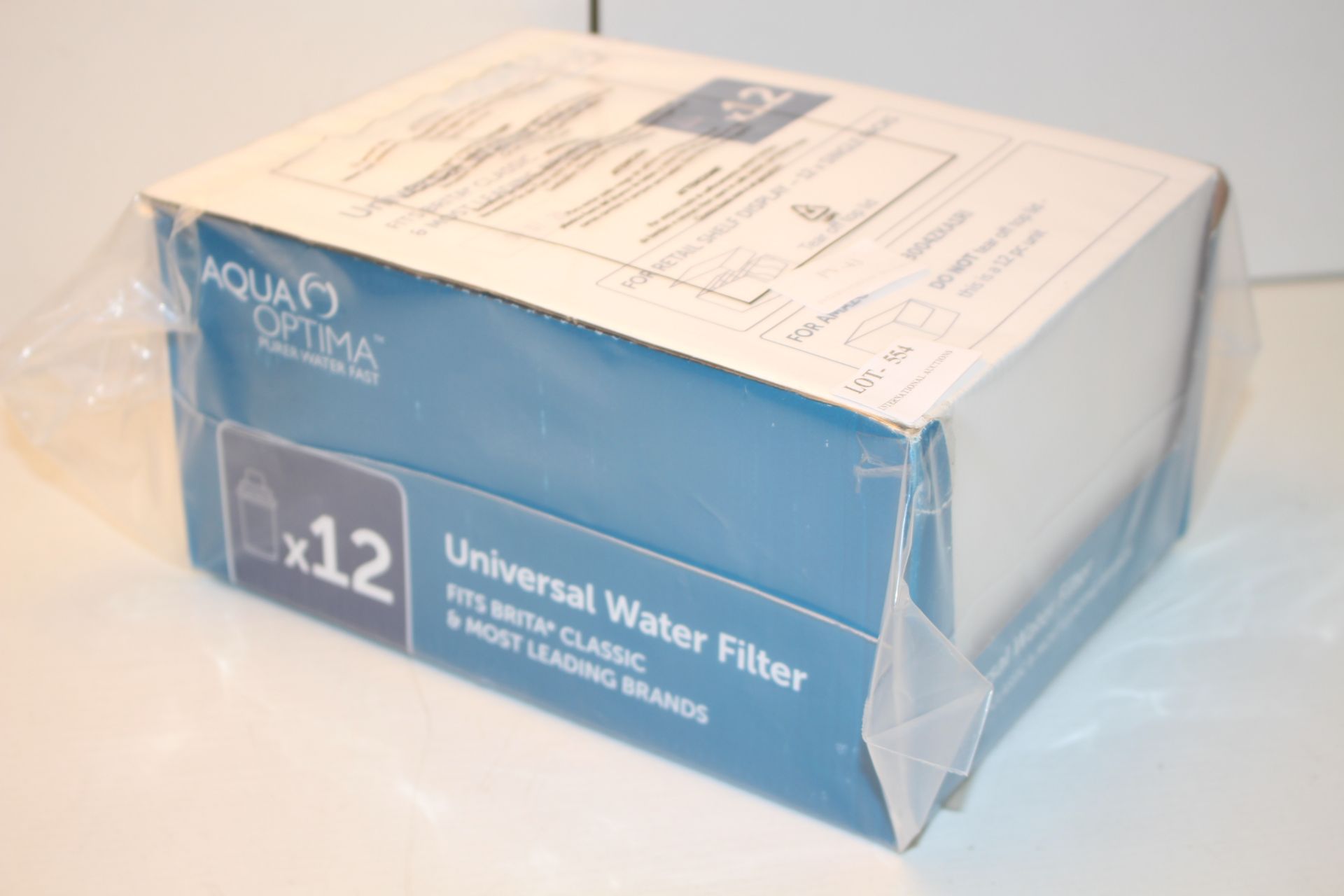 BOXED AQUA OPTIMA UNIVERSAL WATER FILTER X12Condition ReportAppraisal Available on Request- All