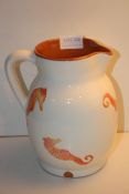 BOXED CERAMIC SEAHORSE JUG RRP £19.99Condition ReportAppraisal Available on Request- All Items are