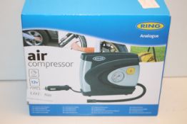 BOXED RING AIR COMPRESSOR ANALOGUE RRP £29.99Condition ReportAppraisal Available on Request- All