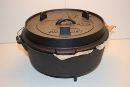 UNBOXED CAST IRON OVERMONT DUTCH OVEN RRP £59.99Condition ReportAppraisal Available on Request-