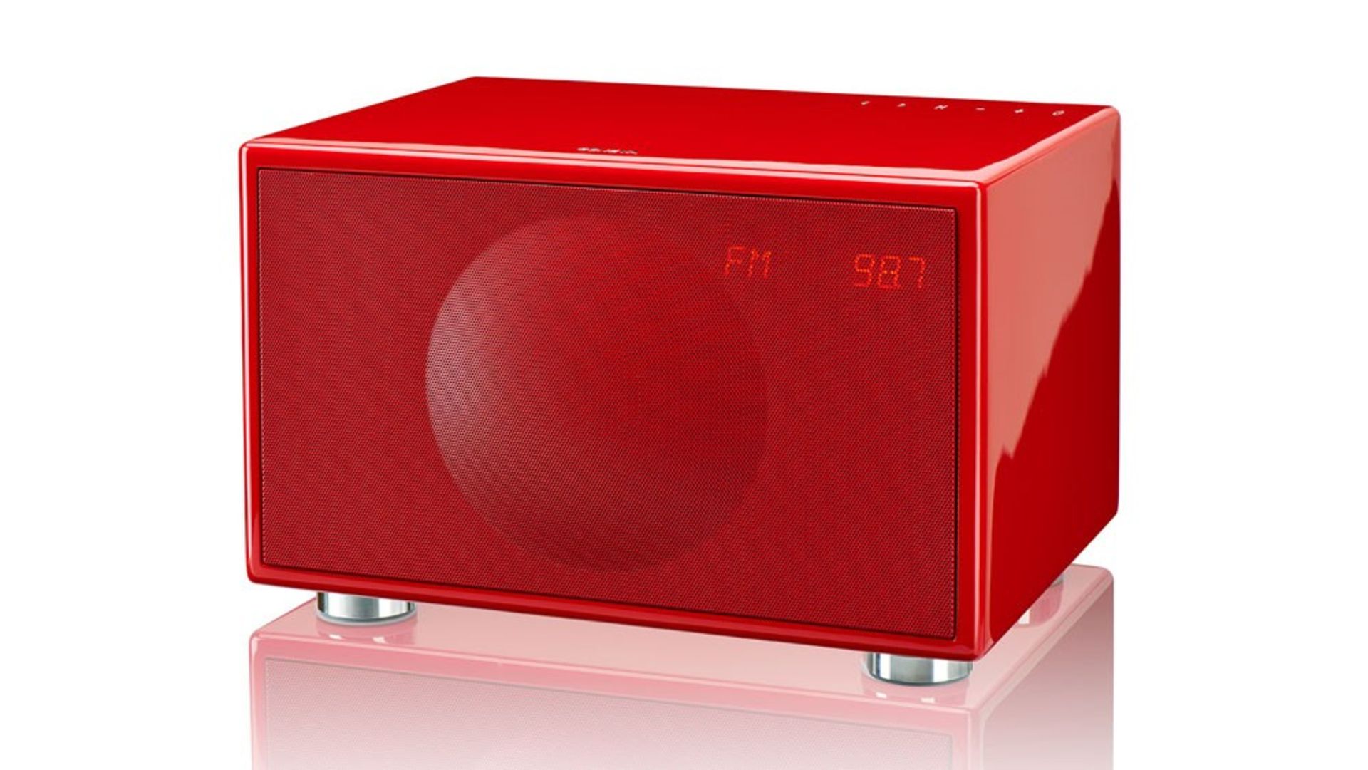 BOXED BRAND NEW GENEVA CLASSIC M A180 SPEAKER, FM & DAB, BLUETOOTH, RED, RRP-£400.00Condition
