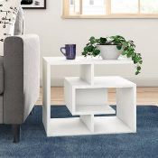 DEANA SIDE TABLE IN WHITE RRP £56.99Condition ReportAppraisal Available on Request- All Items are
