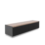 LONGVIEW TV STAND FOR TVS UP TO 70" BLACK/WALNUT/LIGHT OAK RRP £349.99Condition ReportAppraisal