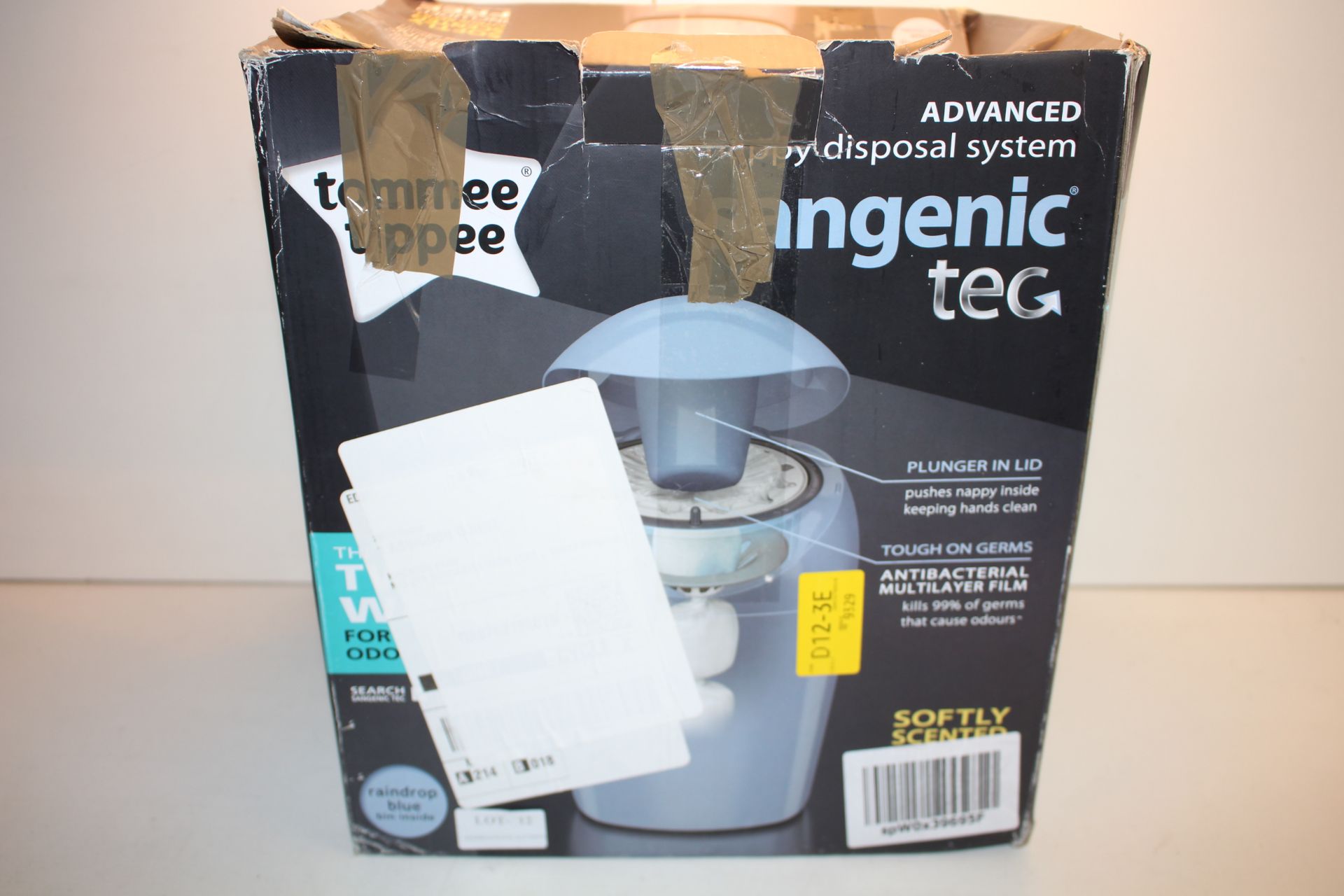 BOXED TOMMEE TIPPEE ADVANCED NAPPY DISPOSAL SYSTEM SANGENIC TECH RRP £29.99Condition ReportAppraisal
