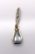 9 carat Yellow Gold Aquamarine Pendant