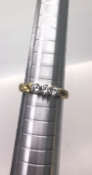 18 carat Yellow Gold 3 stone Diamond Ring Andy