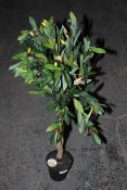 UNBOXED FAUX OLIVE TREECondition ReportAppraisal Available on Request- All Items are Unchecked/