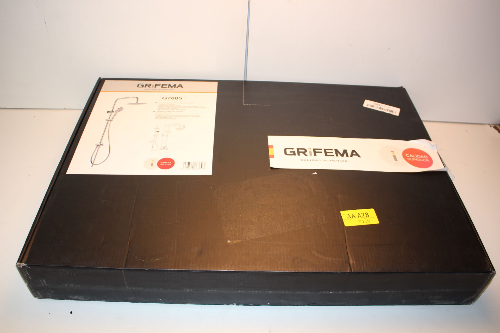 BOXED GRIFEMA CALIDAD SUPERIOR G7005 CHROME SHOWER SET RRP £79.99Condition ReportAppraisal Available