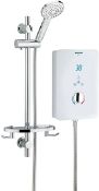 BOXED BRISTAN BLISS ELECTRIC SHOWER 8.5KW WHITE RRP £129.00Condition ReportAppraisal Available on