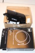 2X BOXED ITEMS TO INCLUDE SANSCO SECURITY CAMERA & MAIN STREAM SHOWER HOSECondition