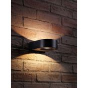 BOXED SORIANO ROUND LED OUTDOOR SCONCE Condition ReportAppraisal Available on Request- All Items are