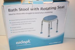 BOXED AIDAPT BATH STOOL WITH ROTATING SEAT RRP £22.74Condition ReportAppraisal Available on Request-