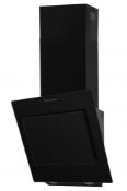 BOXED RUSSELL HOBBS 60CM WIDE ANGLED BLACK GLASS CHIMNEY COOKER HOOD MODEL: RHGCH702B-M RRP £134.