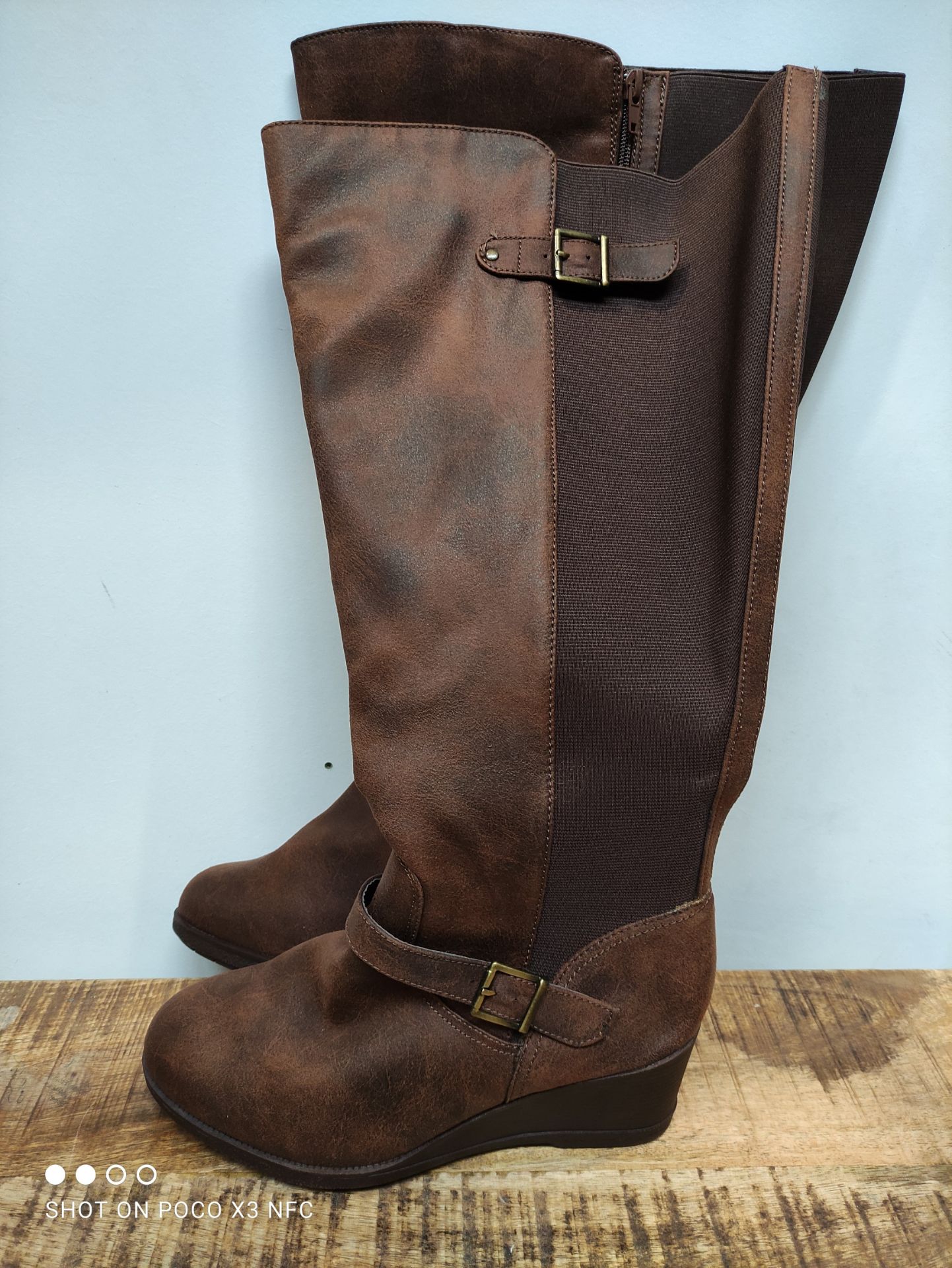 UNBOXED WOMENS SIZE 8 EX WIDE FIT SALLY ECP BOOTS RRP £24.99Condition ReportAppraisal Available on