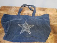 NEXT DENIM LOOK STAR BAG (IMAGE DEPICTS STOCK )Condition ReportAppraisal Available on Request- All