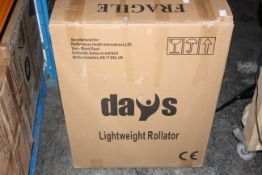 BOXED DAYS HEALTHCARE LIGHTWEIGHT ROLLATOR RRP £85.00Condition ReportAppraisal Available on Request-