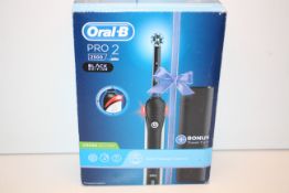 BOXED ORAL B PRO 2 POWERED BY BRAUN 2500 BLACK EDITION TOOTHBRUSH RRP £39.98Condition