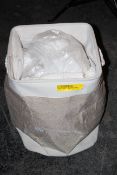 LARGE BEIGE LAUNDRY BIN & 2X BOLSTER PILLOWSCondition ReportAppraisal Available on Request- All