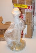 BOXED FACTORY SEALED GOLD LAMP BASE RRP £34.99 (AS SEEN IN WAYFAIR)Condition ReportAppraisal