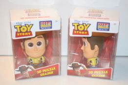 12X BOXED BRAND NEW DISNEY PIXAR TOY STORY 3D PUZZLE ERASERS COMBINED RRP £59.88Condition