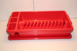 BOXED CLARISSA DISH RACK RED RRP £11.00Condition ReportAppraisal Available on Request- All Items are