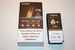 2X BOXED VAPING PRODUCTS (IMAGE DEPICTS STOCK)Condition ReportAppraisal Available on Request- All