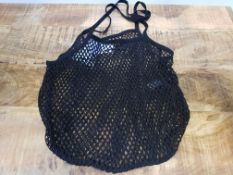 NEXT BLACK NETTED BEACH BAG (IMAGE DEPICTS STOCK )Condition ReportAppraisal Available on Request-