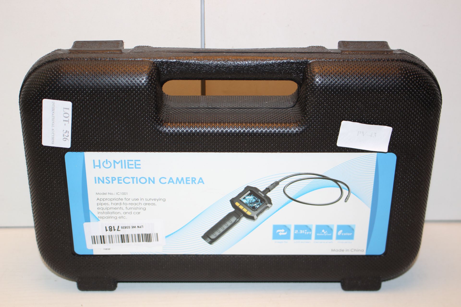 BOXED HOMIEE INSPECTION CAMERA MODEL NO: IC1001 RRP £66.99Condition ReportAppraisal Available on