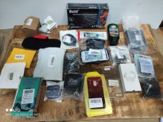 1 LOT TO CONTAIN 22 ASSORTED ITEMS TO INCLUDE SPORTING BANDS/AIRPOD PRO CASES AND MORE(IMAGE DEPICTS