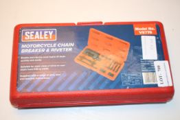 BOXED SEALEY MOTORCYCLE CHAIN BREAKER & RIVITER MODEL NO: VS779 RRP £38.99Condition