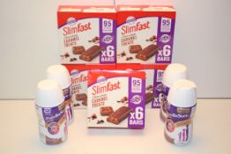 8X ASSORTED ITEMS TO INCLUDE SLIMFAST CARAMEL TREATS & OTHER (IMAGE DEPICTS STOCK)Condition