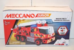 BOXED MECCANO JUNIOR RESCUE FIRE RRP £29.99Condition ReportAppraisal Available on Request- All Items