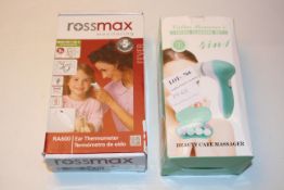 2X ASSORTED BOXED ITEMS TO INCLUDE THERMOMETER & FACIAL CLEANING SET Condition ReportAppraisal