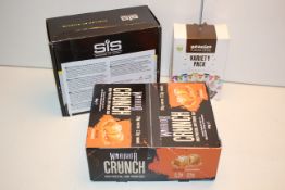 3X ASSORTED BOXED ITEMS BY SIS, WARRIOR CRUNCH & BEANIES FLAVOR COFFEECondition ReportAppraisal