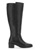 Leather High Leg Boots Wide E Fit Extra Curvy Plus Calf Width SIZE 8 RRP £76Condition