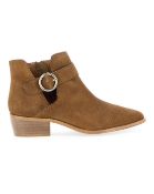 Odette Suede Buckle Detail Boots Extra Wide EEE Fit SIZE 7 RRP £45Condition ReportAppraisal
