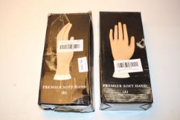 2X BOXED PREMIER SOFT HANDS (IMAGE DEPICTS STOCK)Condition ReportAppraisal Available on Request- All